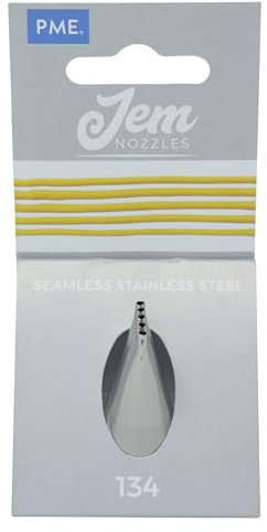 PME Bocchetta Decorativa, Acciaio Inossidabile, Argento