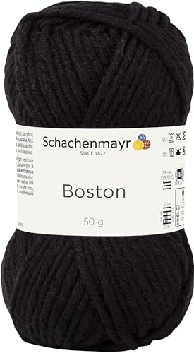 Schachenmayr Boston 9807412-00099 schwarz Handstrickgarn