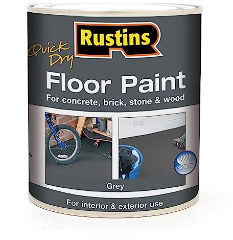 RUSTINS Quick Dry Floor Paint Grey 2.5ltr