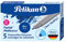 Pelikan 946251 Patronen für Tintenroller, 2 x 5 Patronen, blau