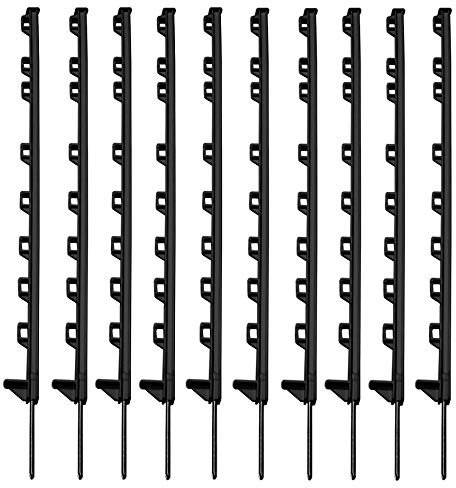 Fi-Shock 40-218R Poly Post, 84 cm - Black, Pack of 10