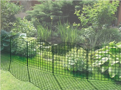 haebelholz Teichzaun Oberbogen (Komplett-Set - 10 Elemente)