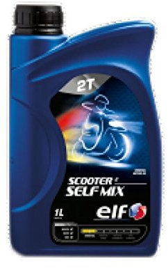 Elf Scooter 2 Self-Mix, Expert 2T, Olio di Miscela, per Motore a 2 Tempi, 1 litro, per motorino e Scooter
