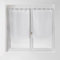 douceur d'Intérieur Dandy, passanti coppia destra 2 x 60 x 120 cm, velo, fili, tagli Dandy, poliestere 120 x 60 cm, Poliestere, bianco, 120x60x1 cm