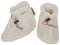 SamWo, Babyschuhe 100% natürliche Schafwolle mit Schnellverschluss BS M nat