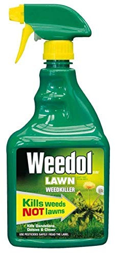 Weedol Lawn Weedkiller, Kills Weeds Not Lawns, 800ml Spray Gun!