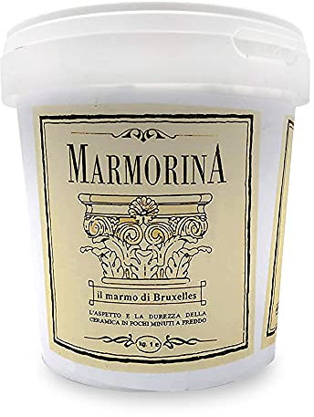 PROCHIMA, Weißes Marmorin, Pulver mit Wasser, ähnlich wie Keramik, 1 kg