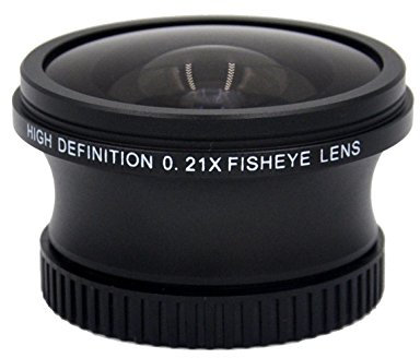 Hila Obiettivo Fish-Eye ad Alta Definizione 0,21x (30 mm) per Sony Handycam DCR-SR85