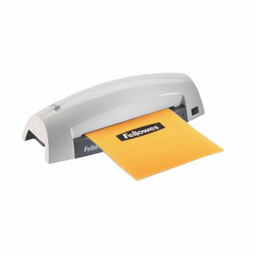 Fellowes Lunar Jam Free A4 Laminator Machine for Home Use - 4 Minute Warm Up Time – 80-125 Micron – White