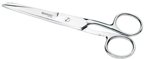 Westcott E-30840 00 Forbici completamente in acciaio Steel, 11,5 cm