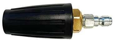 SIMPSON 80143 3600 PSI Universal Turbo Pressure Washer Nozzle, 1/4-Inch Quick Connect, Hot-or Cold-Water Use, Black