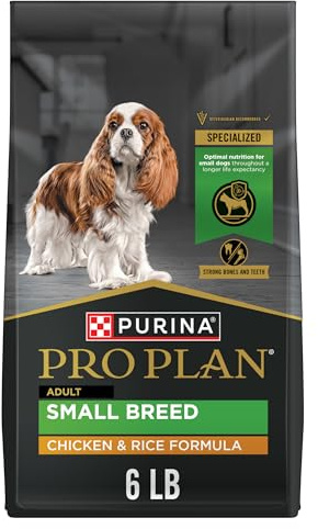 Purina Pro Plan Small Breed Dry Dog Food Chicken and Rice Formula With Guaranteed Live Probiotics - 6 lb. Bag