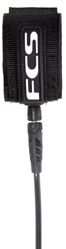 FCS All Round Everyday Classic Surfboard Leash - Black - 6'