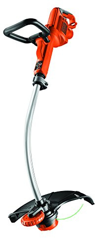BLACK+DECKER Coupe-Bordures Filaire 700W, Coupe-Bordures Electrique 33 cm avec 2 Vitesses, Manche Télescopique et 2 Poignées, Livré avec Bobine de Fil, 5 Lignes HDL et Rallonge 10 m, GL7033CAKIT-QS