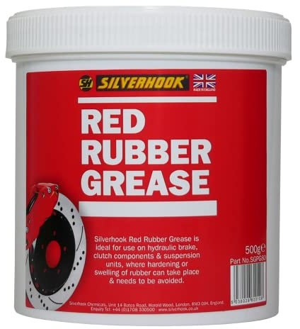 Silverhook Red Rubber Grease Tub 500g