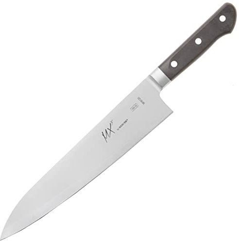 Mercer Culinary MX3 Premium San Mai VG-10 Steel Core Blade Gyuto Chef Knife, 240mm 9 1/2 Inch,Black