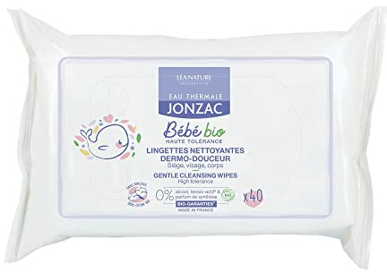 Eau de Jonzac Bébé Bio 40 Lingettes Nettoyantes