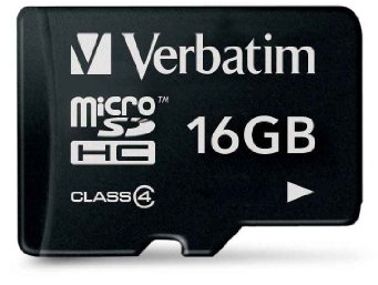 Verbatim 44007 Carte mémoire 16 Go Micro-SD Classe 4