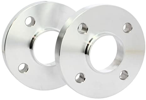 S SUMEX Separadores de Rueda Kit de 2 Piezas de Grosor 20mm Anclaje 4x100 Buje 57,1 Tornillos Conicos Metrica 12x1,50