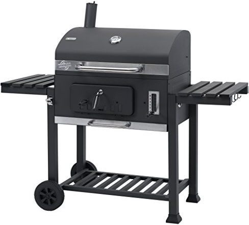 tepro 1123 Toronto Holzkohlengrill, Edelstahl, Anthrazit, XXL