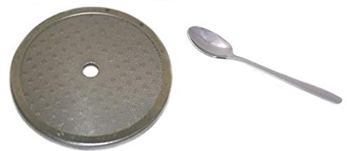 TAMLED Set filterdusch Rancilio för espressomaskin espressosked rostfritt stål – originalreservdel