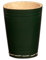Leder Würfelbecher Colour/ohne Würfel, Standard Größe 9cm (grün)
