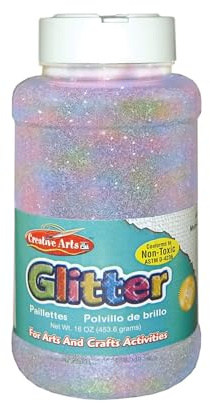Creative Arts by Charles Leonard Glitter, 16 Ounce Bottle, Iridescent (41175)