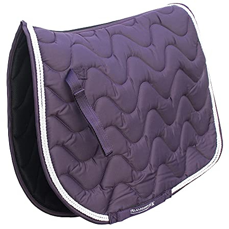 Rhinegold Wave Saddle Pad-Full-Plum