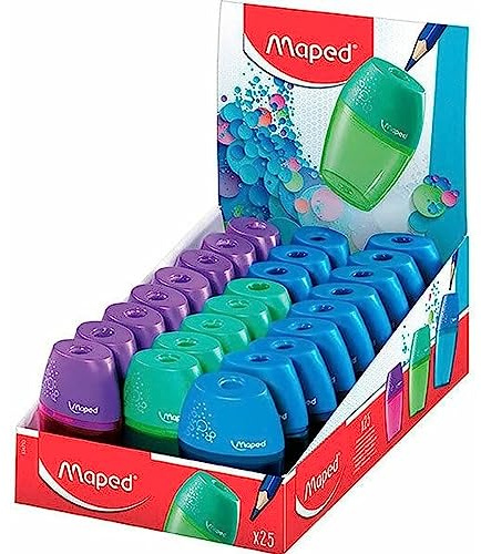 Maped 534753 - Sacapuntas con depósito, 1 unidad, modelo surtido