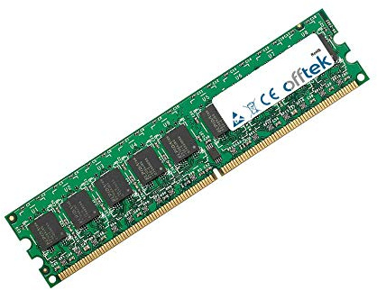 OFFTEK 2GB Kit (2x1GB Módulo) Memoria RAM de Repuesto para Cisco MCS 7825-H4 (DDR2-6400 - ECC) Memoria para Servidor/Workstation