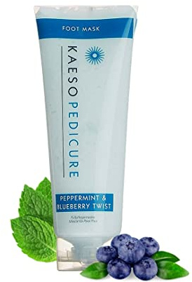Kaeso Peppermint & Blueberry Foot Mask 250ml – Nourishing Foot Treatment Mask – Hydrating & Softening Foot Care – Professional Skincare