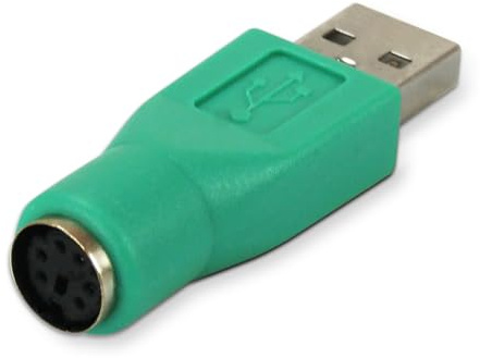 Waytex 11407 USB-adapter för PS/2 mus svart