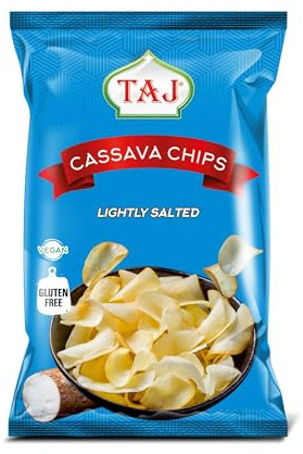 Taj Brand - Cassava Chips - Salted Flavour - 250g