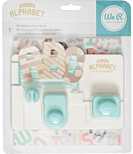 We R Punch Board-Mini Alphabet