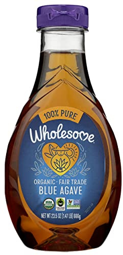 Wholesome Sweeteners, Blue Agave, Light, Organic, 23.5 oz