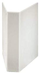 Esselte Leitz Customisable A4 4-Ring Binder with Storage Pockets and Plastic Cover 60mm White
