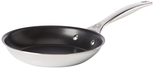 Le Creuset Le Creuset-3-lagers flerskiktsmaterial plus panna platt non-stick 20 cm, 18–10 stål, rostfri, 20 cm