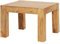 FineBuy Couchtisch 60 x 60 x 40 cm Holz Massiv, Massiver Wohnzimmertisch Quadratisch Braun, Beistelltisch Massivholz, Design Holztisch Wohnzimmer