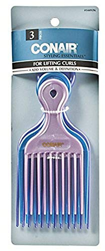 Conair 14493z 3 Piece Pro Styling Hair Lift Combs, 3.2 Ounce