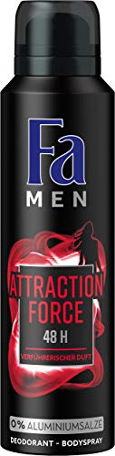 FA Deospray Men Attraction Force 48h, 6er Pack (6 x 150 ml)