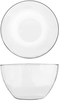 H&H Coppa in borosilicato, 18,5 cm, Trasparente (55050)