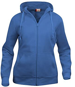 Clique - Damen Kapuzen Sweatjacke 'Basic Hoodie' / royalblau (55), XL