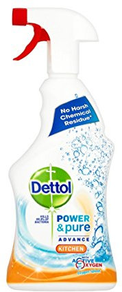 Dettol Power and Pure Advance Kitchen Spray, 750 ml
