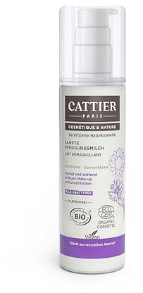 CATTIER PARIS Sanfte Reinigungsmilch - parfümfrei - zertifizierte Naturkosmetik - 200 ml