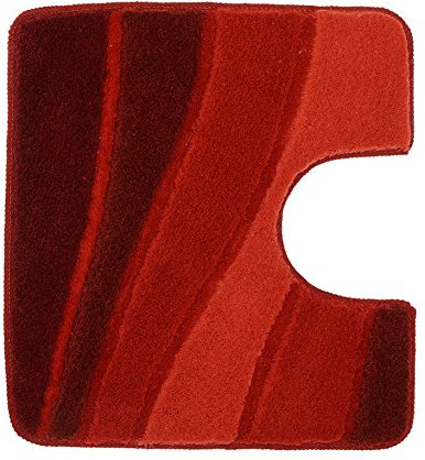 Meusch WC-Vorleger Ocean rot 55 x 50 cm, Granat