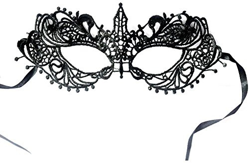 Sexig dam flicka spets öga mask för halloween maskerad fest