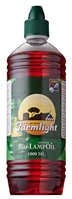 Lampenöl Bio Paraffinöl Paraffin 3 Liter Farmlight Farbe Rot