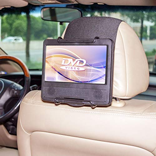 TFY supporto per poggiatesta auto per lettore DVD portatile con schermo girevole e iPad Pro, compatibile anche con iPad Air e altri 22,86 cm per tablet