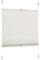 Rapid Teck® Klemm Thermo Plissee 85cm x 130cm beige Blickdicht Faltrollo Jalousie Rollo ohne Bohren Klemmrollo Fertigplissee