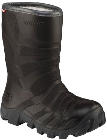 Viking ULTRA 2.0, Unisex-Kinder Schneestiefel, Schwarz (Black/Grey), 33 EU (1 UK)